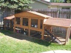 See over a hundred and fifty outside rabbit hutch designs, rabbit playpens  and wood rabbit runs from around the sector