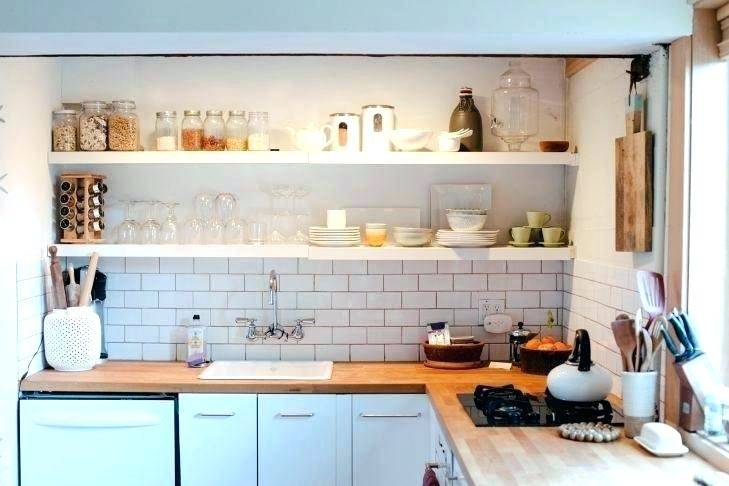 kitchen wall shelves design