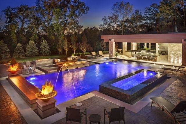 contemporary pool design