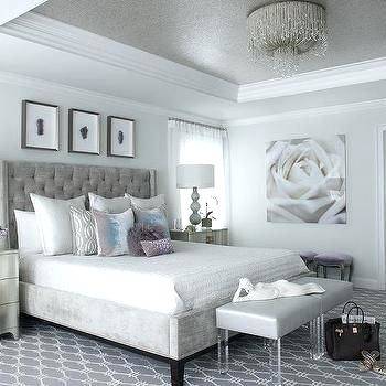 silver bedroom ideas