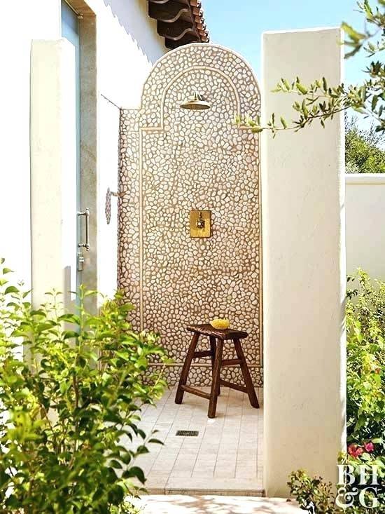 outdoor pool shower ideas modern outdoor shower design ideas simple with  style apply natural stones wall