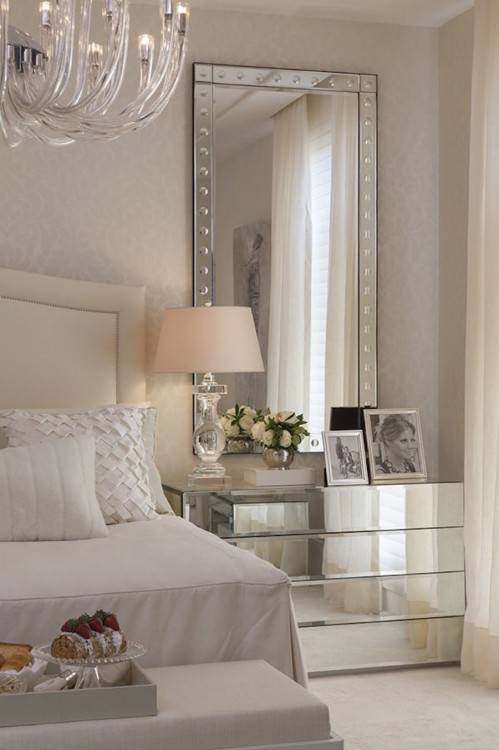 stylish bedroom inspiration and nightstand decor floating