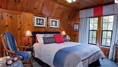 knotty pine ceiling master bedroom