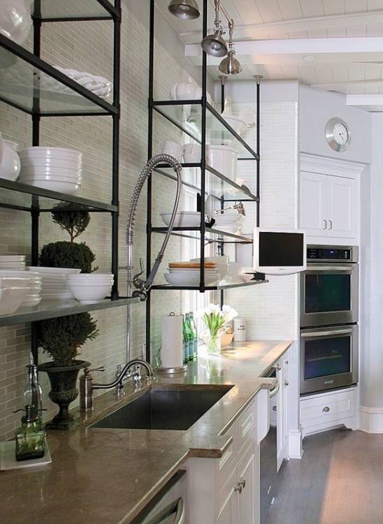 Open Shelves Kitchen Design Ideas Lovely Open Shelving In Kitchen Ideas 4  Open Shelving Kitchen With Regard To Open Cabinet Kitchen Ideas Decor Open  Kitchen