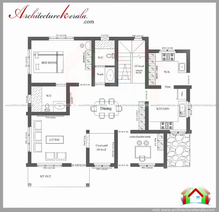 1650 Sq Ft House Plans Kerala House Floor Plans Free 1650 Sq Ft Modern  Kerala Home