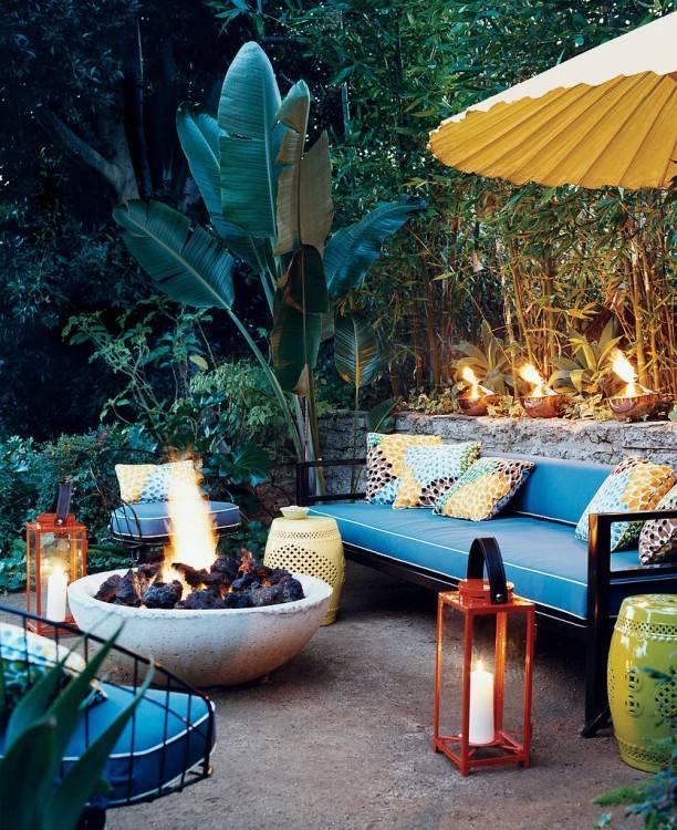 Check it out! One of the best ways to start creating outdoor living spaces