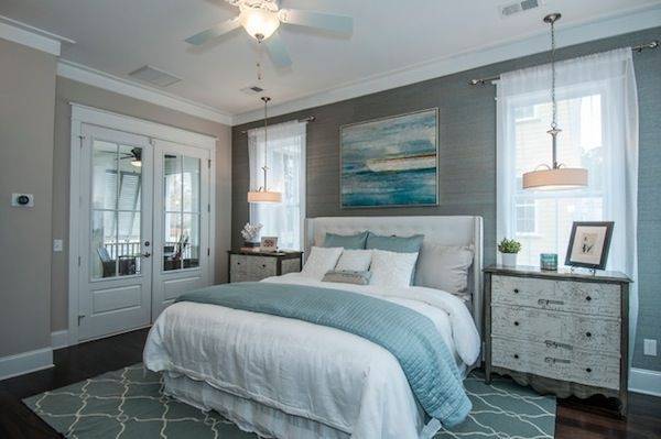 beach themed master bedroom