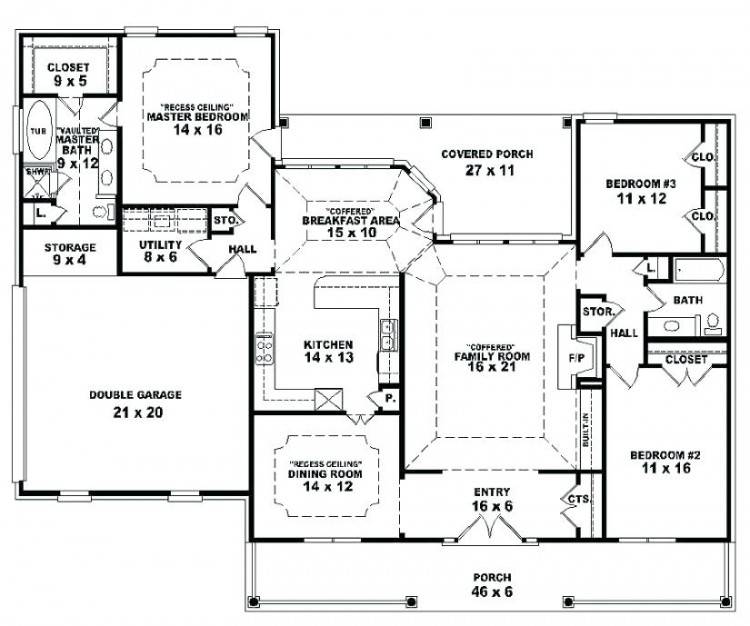 house plan ideas simple 3 bedroom house plans floor plan design single  story open floor plans