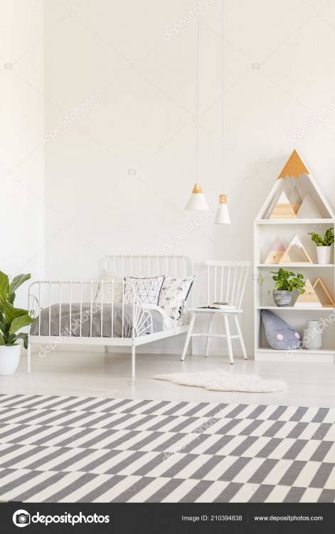 Decoration Design Using Kid Ikea White Bedroom Furniture Including Four  White Wood Kid Loft Bed Frame And Rectangular Furry White Rug For Kid Room  Image