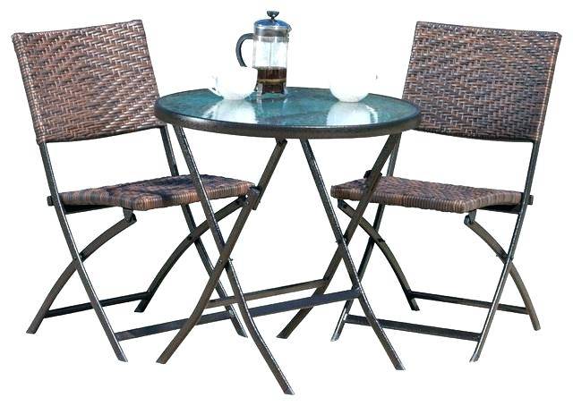 com: International Caravan Barcelona Resin Wicker/Aluminum Bar Bistro  Set: Kitchen & Dining