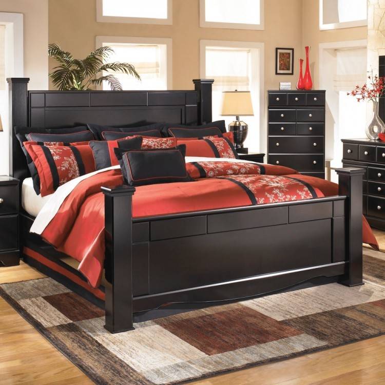 Chilton's Acadia Live Edge bedroom furniture, shown here in cherry