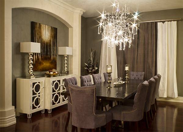 In this dining room, created by the brand Gubi, these tones were used  perfectly to create a warm and elegant atmosphere