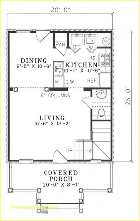 500 Sq FT Cabin Plans