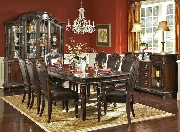 formal dining room sets for 8 perfect black formal dining room sets me  within modern remodel