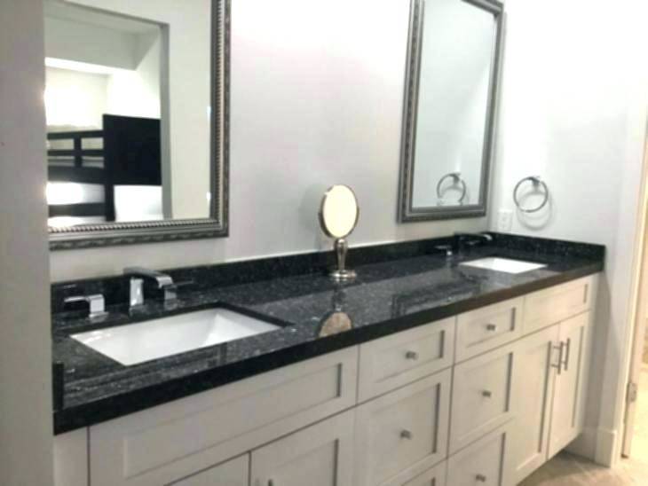 black pearl granite  vanity top