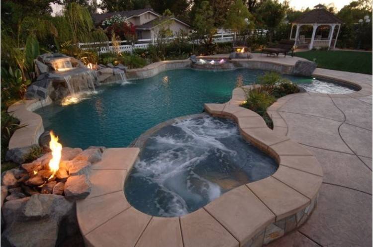 fantastic ideas for hot tub concept best images about tubs on fire inground  in ground design