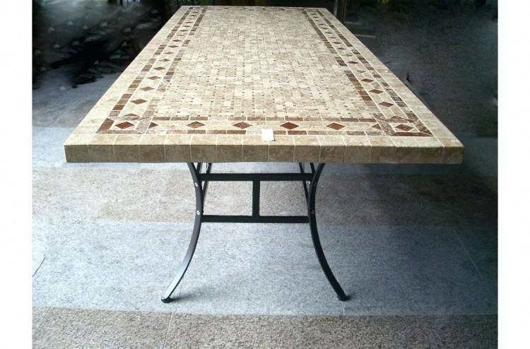 tile patio table set outdoor patio dining table mosaic stone marble tile  top patio dining table