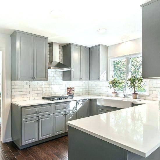 grey kitchen backsplash gray kitchen tile white raised panel kitchen  cabinets with gray geometric tile grey