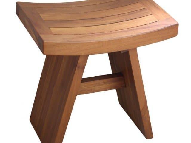 Teak Shower Bench with arms