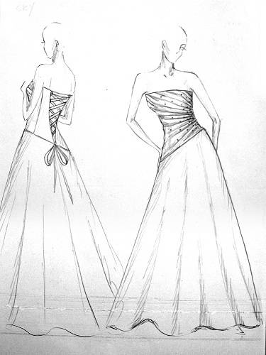 Just  describe the gown to us and we will design the Perfect Fit Pattern for you!