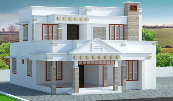 Cute Small Kerala House Designs 19