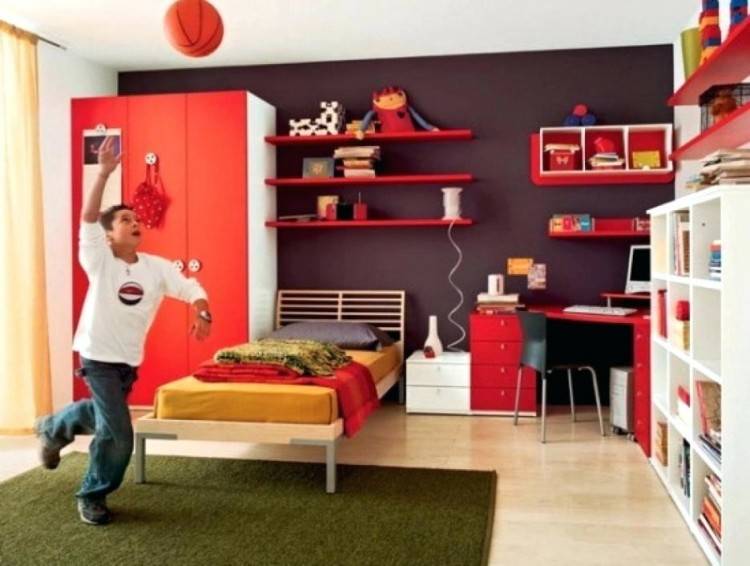 red bedroom ideas red and black