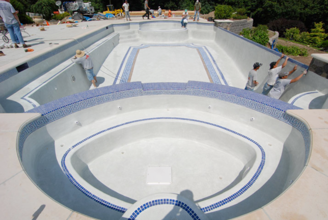 Tile Designs On Pool Step