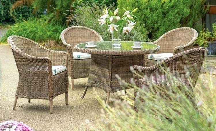 While wicker patio furniture is light, colorful, and allows air  circulation, it is not naturally weatherproof