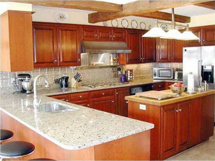 Kitchen Ideas : Wonderful Contemporary Kitchen Design With Curved Black  Modern Metal Kitchen Island With Marble Countertop Also Custom Modern  Floating