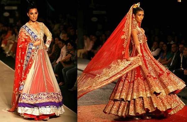 designer lehenga, sari wedding dress idea 2018 indian desginer manish  malhotra sbyasachi anushka sharma wedding