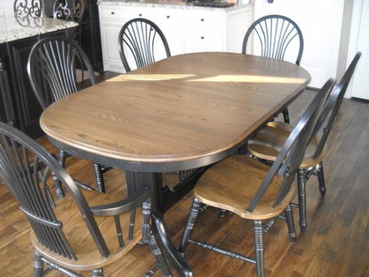 diy chalk paint dining room table i