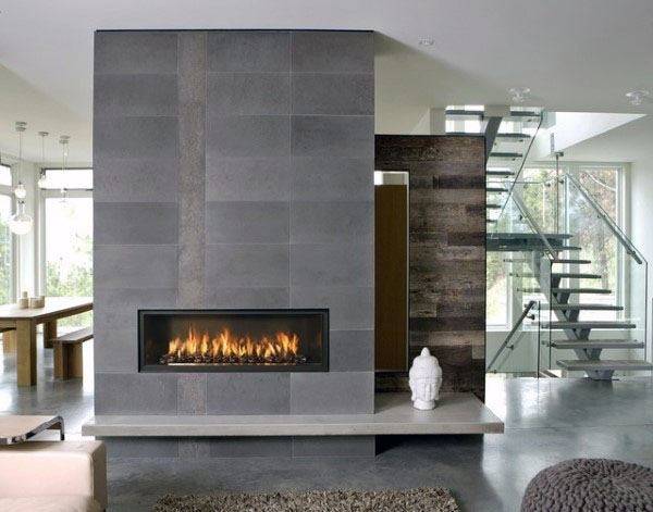 Wood pellet fireplace inserts