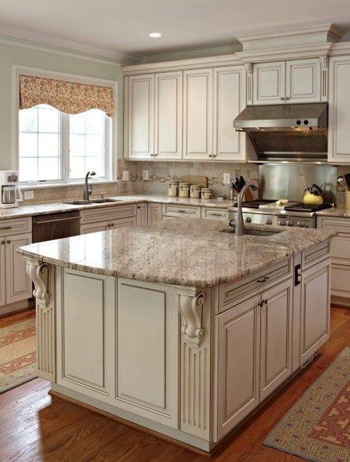 Kitchen Design Ideas Antique White Cabinets