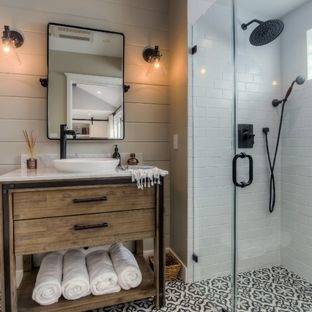 Bathroom Ideas: 21 Black, White & Grey Bathrooms to consider