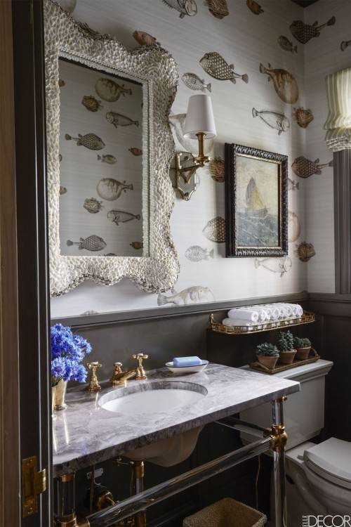 Fascinating Bathroom Wallpaper Ideas Picture In case you have furniture  that needs a suitable cleansing, consider selecting a professional washing  company