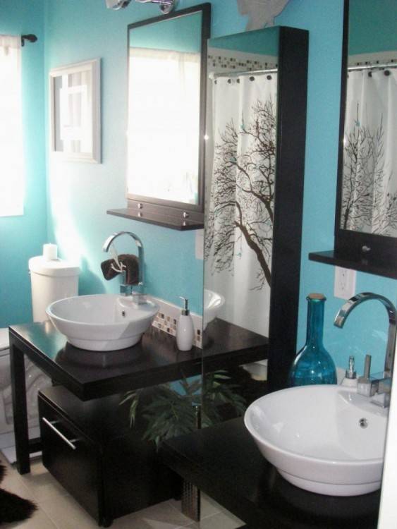 And Blue Bathroom Ideas Brown Gray