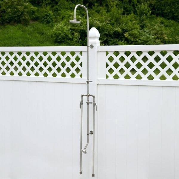 stainless steel outdoor shower fixtures stainless steel outdoor showers  outdoor shower stainless