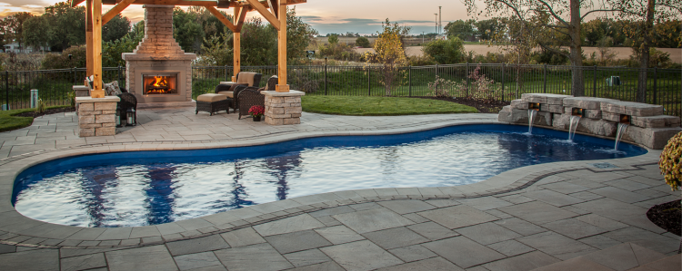 | Inground fiberglass swimming pool designs by  Viking Pools for Westchester, Putnam, Dutchess, Orange and Rockland  Counties in