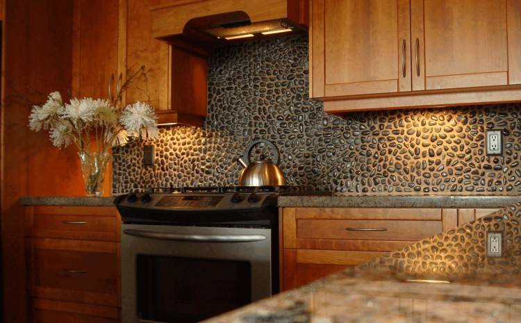 Picture of ceramic kitchen backsplash