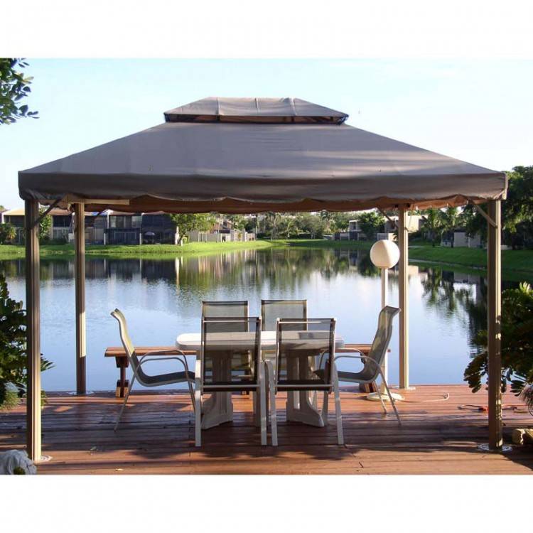 In addition to the beautiful patio accessories, there's also a collection  of new patio furniture