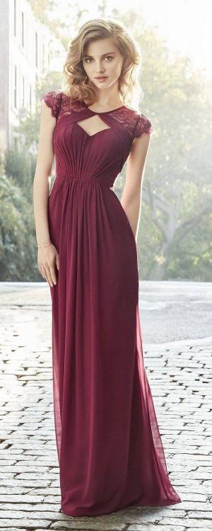 Burgundy South African Long Bridesmaid Dresses For Wedding Lace Long Sleeve  Mermaid Maid Of Honor Gowns Wedding Guest Formal Dress 2018 Dark Grey  Bridesmaid