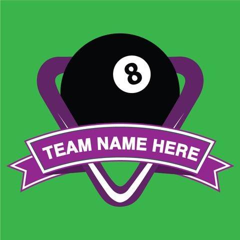 Pool Team Logo, Billiards Shirt Design, Team Logo, Shooting Pool,  Recreational Team, Beer Pitcher Pouring into Eight Ball, Team Shirt for  Billiards,