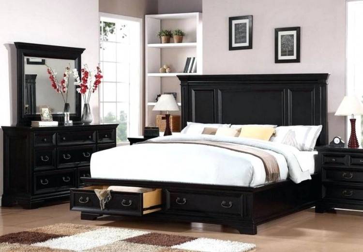 Seek out a collection with simple lines and understated charm or opt for black  king bedroom sets with fun details like upholstered headboards or slat