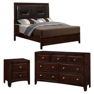 Fashion Bed Group Bedroom Palmer Complete Upholstered Platform Bed and  Bedding Support System with Wingback Panels and Light Oak Wood Side Rails,