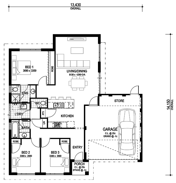 The Balance range of house designs are highly energy efficient